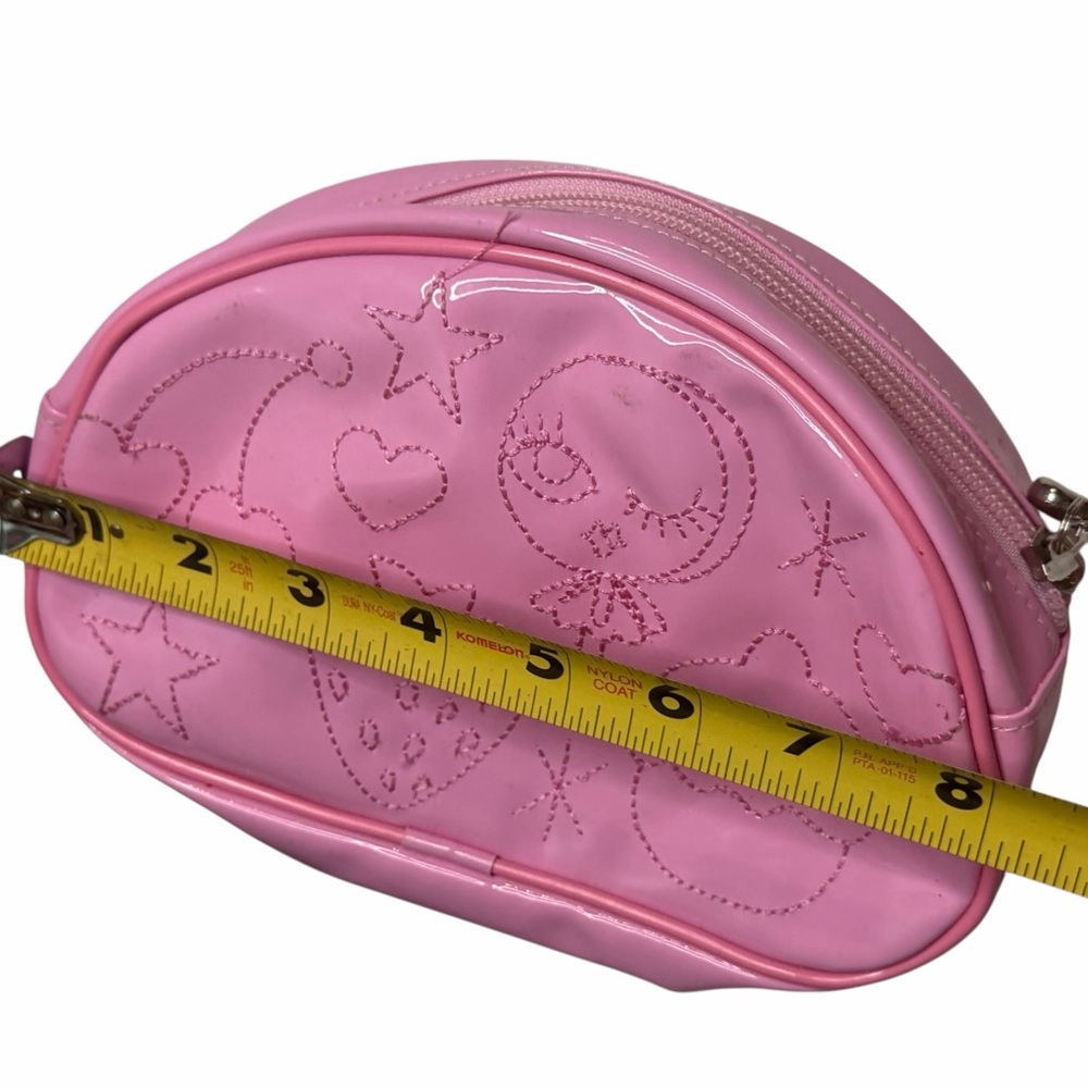 Fluff Pink Embroidered Cosmetic Bag New - Picture 4 of 12